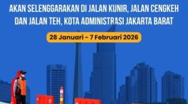 Dinas Perhubungan DKI Jakarta menerapkan rekayasa lalu lintas di kawasan Kota Tua, Jakarta Barat, seiring kegiatan syuting film Extraction Tygo yang berlangsung mulai 28 Januari hingga 7 Februari 2026.