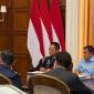 Presiden Prabowo Subianto menerima kunjungan delegasi Republik Islam Pakistan di Istana Merdeka (Foto.Istw)