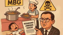 Program Makan Bergizi Gratis (MBG) di Kampung Bandar Sari, Kecamatan Way Tuba, Kabupaten Way Kanan, menjadi sorotan setelah muncul dugaan makanan tidak layak konsumsi yang diterima sejumlah balita di Kampung Bukit Gemuruh, Kamis (26/2/2026).