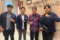 Ketua PC HIKMAHBUDHI Tangerang Selatan, menyampaikan bahwa audiensi ini merupakan bentuk kepedulian generasi muda terhadap daerah asalnya.