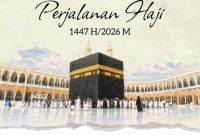 Jemaah haji Indonesia bersiap memasuki asrama haji sebagai tahap awal keberangkatan menuju Tanah Suci dalam rangkaian ibadah haji 1447 H/2026 M.