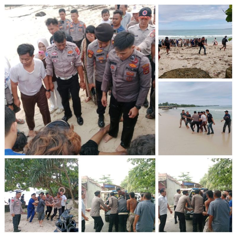 Liburan Berujung Duka, Dua Wisatawan Tenggelam di Pantai Labuhan Jukung, Satu Meninggal Dunia