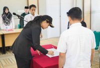 Bupati Dharmasraya, Annisa Suci Ramadhani, resmi melantik Lasmiyati sebagai Kepala Dinas Pertanian Kabupaten Dharmasraya, Rabu (21/1/2026)