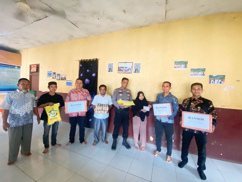 Polsek Koto Baru Salurkan Bansos, Jumat Berbagi ke Panti Asuhan Fastabiqul Khairat