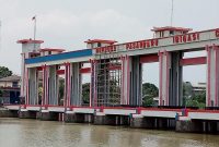 Sirine Pintu Air 10 Tangerang Berbunyi Keras (Foto. Istw)