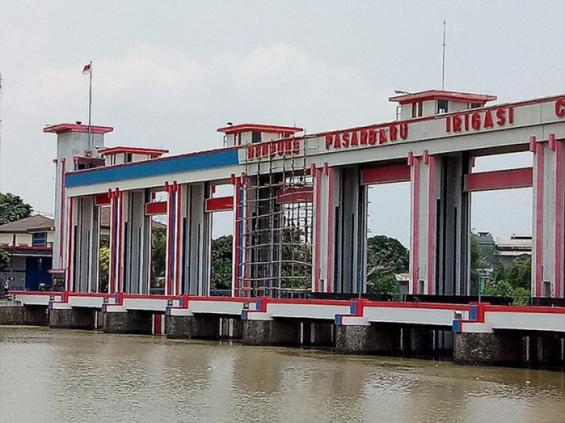 Sirine Pintu Air 10 Tangerang Berbunyi Keras (Foto. Istw)