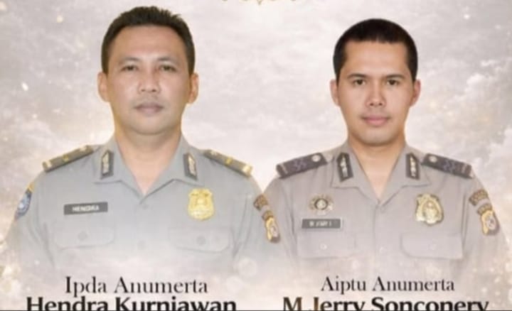 Dua anggota Polres Cimahi gugur saat bertugas