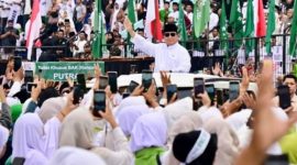 Presiden Prabowo Hadiri Mujahadah Kubro Satu Abad Nahdlatul Ulama (Foto.Istw)