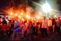 Pawai Obor Warga RW 10 Kapuk