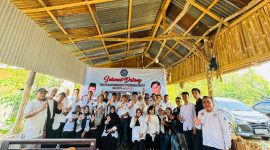 Antusiasme pengurus dan anggota Laskar Anti Narkotika (LAN) Kabupaten Dharmasraya