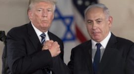 Presiden Amerika Serikat Donald Trump dan Perdana Menteri Israel Benjamin Netanyahu  (Foto.Istw)