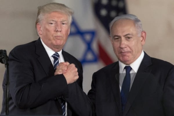 Presiden Amerika Serikat Donald Trump dan Perdana Menteri Israel Benjamin Netanyahu  (Foto.Istw)