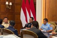 Presiden Prabowo Subianto menerima kunjungan delegasi Republik Islam Pakistan di Istana Merdeka (Foto.Istw)