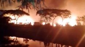 Kebakaran Hebat di Jalan Prancis Tangerang, 9 Lapak Barang Bekas dan 3 Mobil Hangus