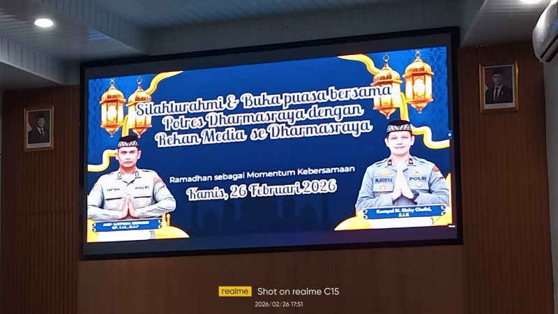 Polres Dharmasraya Perkuat Sinergi dengan Insan Pers Lewat Silaturahmi dan Buka Puasa Bersama