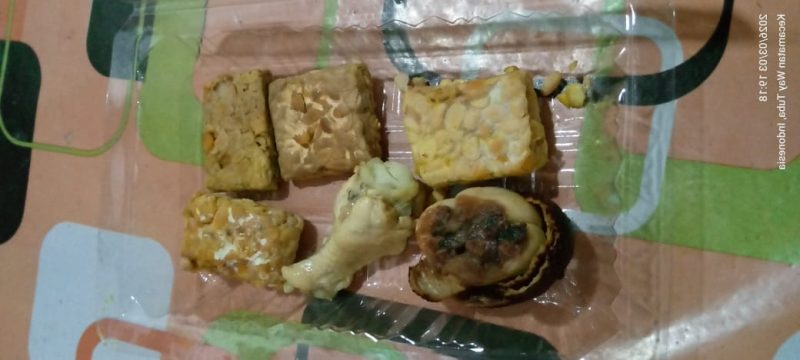 MBG tidak layak komsumsi (foto Tikampost)