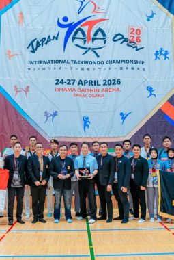 Personel Polres Pesisir Barat Raih Tiga Medali Emas di WATA Open Taekwondo Jepang