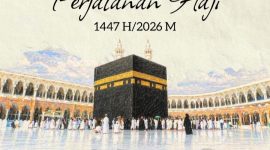 Jemaah haji Indonesia bersiap memasuki asrama haji sebagai tahap awal keberangkatan menuju Tanah Suci dalam rangkaian ibadah haji 1447 H/2026 M.