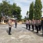 kapolsek Pakuan Ratu Apel Pagi Kedisiplinan Anggota Polri Polsek Pakuan Ratu Way Kanan Lampung, 