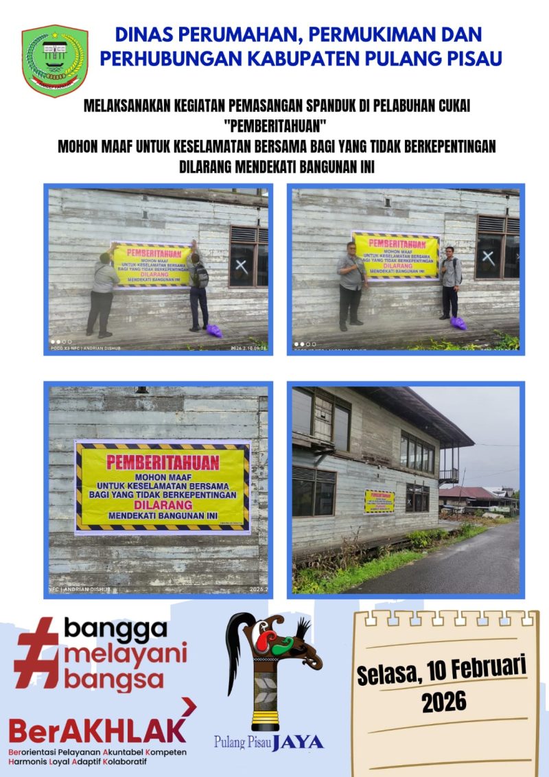 Gedung Eks Kantor Pemkab Pulang Pisau Rusak Parah, Warga Sebut “Seperti Bom Waktu”