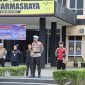 Polres Dharmasraya menerima kunjungan pemeriksaan dan penegakan ketertiban serta disiplin (Gaktibplin) dari Bidang Profesi dan Pengamanan (Bid Propam) Polda Sumatera Barat, Kamis (9/4/2026) pagi.
