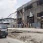 Foto Proyek bangunan yang diduga menyerobot fasilitas umum di Jalan Peternakan III, Kelurahan Kapuk, Kecamatan Cengkareng, Jakarta Barat