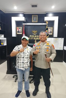 Wapimpred Tikampost Silaturahmi ke Polres Way Kanan, Bahas Sinergitas Media dan Kepolisian