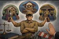 Foto Ilustrasi oknum aparat Desa di Duga Rangkap Tiga Jabatan Sekaligus di Desa Banjar Mulya,Way Kanan