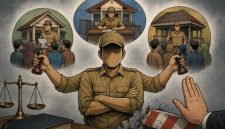 Foto Ilustrasi oknum aparat Desa di Duga Rangkap Tiga Jabatan Sekaligus di Desa Banjar Mulya,Way Kanan