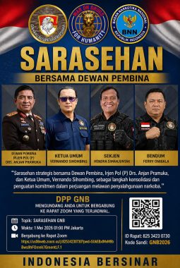 GNB Serukan Gerak Cepat Nasional Lawan Narkoba: “Jangan Diam, Ini Darurat”