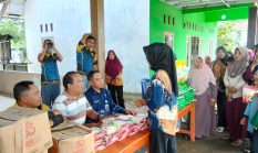 Pasar Murah Dinas Ketahanan Pangan Way Kanan Disambut Antusias Warga Bandar Sari