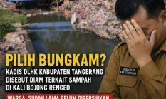 Kadis DLHK Kabupaten Tangerang cuek dengan Pemberitaan Keluhan Warga soal Sampah di Kali Bojong Renged