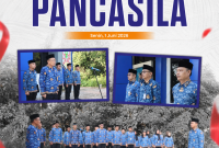 Suasana Apel Peringatan Hari Lahir Pancasila Tahun 2026 di Kantor KSOP Kelas IV Pulang Pisau, Senin (1/6/2026). Apel diikuti seluruh pegawai sebagai wujud komitmen dalam mengamalkan nilai-nilai Pancasila dalam pelaksanaan tugas dan pelayanan kepada masyarakat.