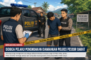 Petugas Polres Pesisir Barat melakukan penanganan dan penyelidikan terkait dugaan kasus penembakan yang mengakibatkan seorang warga terluka di Pekon Way Jambu, Kecamatan Pesisir Selatan, Minggu (7/6/2026).