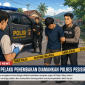 Petugas Polres Pesisir Barat melakukan penanganan dan penyelidikan terkait dugaan kasus penembakan yang mengakibatkan seorang warga terluka di Pekon Way Jambu, Kecamatan Pesisir Selatan, Minggu (7/6/2026).