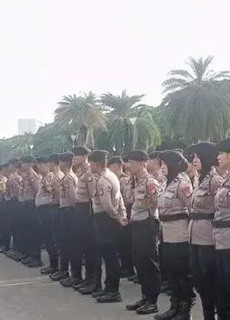 5.955 Personel TNI-POLRI Disiagakan Kawal Aksi Mahasiswa di Jakarta