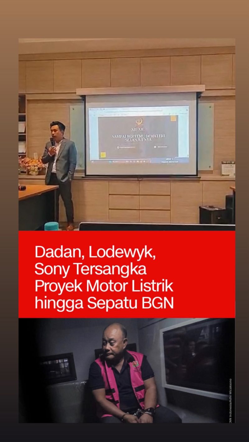 Mantan Kepala Badan Gizi Nasional (BGN) Dadan Hindayana bersama dua mantan Wakil Kepala BGN, Sony Sonjaya dan Lodewyk Pusung, menjadi sorotan publik setelah ditetapkan sebagai tersangka dalam perkara dugaan tindak pidana korupsi yang tengah ditangani Kejaksaan Agung.