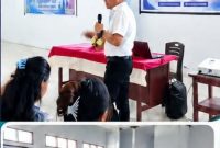 Kepala Dinkesda Kabupaten Kepulauan Sangihe, dr. Handry Pasandaran, ME, memberikan materi saat Pelatihan Kader Program SANTER-TB di Tahuna. Program ini menjadi salah satu strategi percepatan eliminasi Tuberkulosis (TBC) di Sangihe menuju target nasional tahun 2030. (Foto: Istimewa)