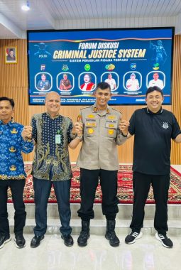 Kapolres Dharmasraya Satukan Persepsi Aparat Penegak Hukum Hadapi Implementasi KUHAP Baru.