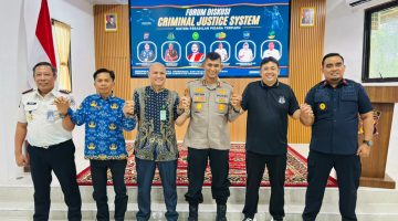 Kapolres Dharmasraya Satukan Persepsi Aparat Penegak Hukum Hadapi Implementasi KUHAP Baru.