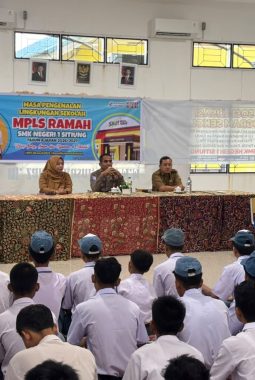 Cegah Kecelakaan Lalu Lintas dan Bullying, Satlantas Polres Dharmasraya Gelar Sosialisasi di Sejumlah Sekolah