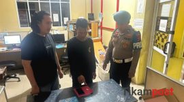 Seorang pria berinisial APW (31), yang diduga merupakan residivis kasus narkotika, kembali diamankan Satuan Reserse Narkoba