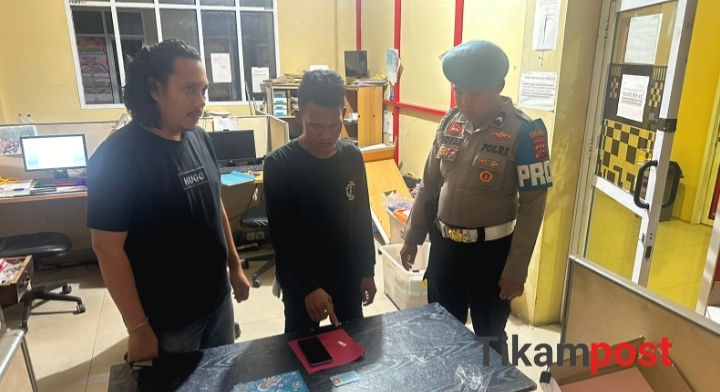 Seorang pria berinisial APW (31), yang diduga merupakan residivis kasus narkotika, kembali diamankan Satuan Reserse Narkoba