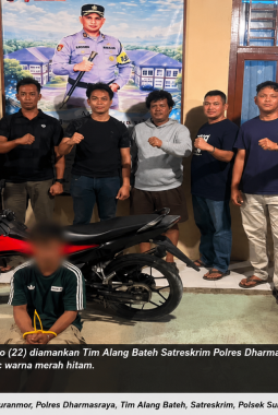 Curanmor di Koto Besar Terungkap, Tim Alang Bateh Satreskrim Polres Dharmasraya Amankan Terduga Pelaku