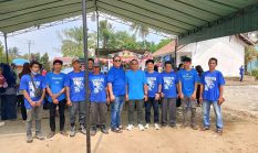 Semarak HUT ke-81 RI, Kepala Kampung Way Pisang Emon Trisilo Hadirkan Kuda Lumping Sanggar Turonggo