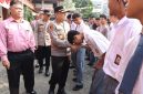 Kapolres Metro Jakarta Barat Kombes Pol Nasriadi turun langsung dalam kegiatan Road Show Police Goes To School di SMP-SMK Bhara Trikora, Jelambar, Jakarta Barat