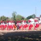 Sejumlah peserta Paskibra dari berbagai sekolah di Kecamatan Panti, Kabupaten Jember, mengikuti latihan baris-berbaris di Lapangan Algopuro, Rabu (12/8/2026). Latihan tersebut merupakan bagian dari persiapan menyambut upacara peringatan HUT ke-81 Kemerdekaan Republik Indonesia pada 17 Agustus 2026.