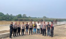 Kapolres Dharmasraya Cek Kesiapan dan Aspek Keselamatan Lokasi Pacu Jalur Batang Hari Pulai