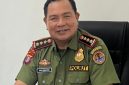 Keterangan: Kepala UPT KPHL Kapuas Kahayan, Mico Duwiter, S.Hut., M.Si., saat menyampaikan keterangan terkait upaya penanganan kebakaran hutan dan lahan (karhutla) di wilayah Desa Katunjung, Kecamatan Mantangai, Kabupaten Kapuas, Kalimantan Tengah.