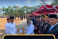 Penyerahan Remisi Umum dalam rangka HUT ke-81 Kemerdekaan Republik Indonesia kepada warga binaan Lapas Kelas IIB Way Kanan, Senin (17/8/2026). Sebanyak 388 warga binaan menerima remisi, dengan 9 orang di antaranya langsung memperoleh kebebasan.